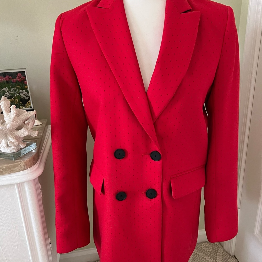 Sandro red blazer